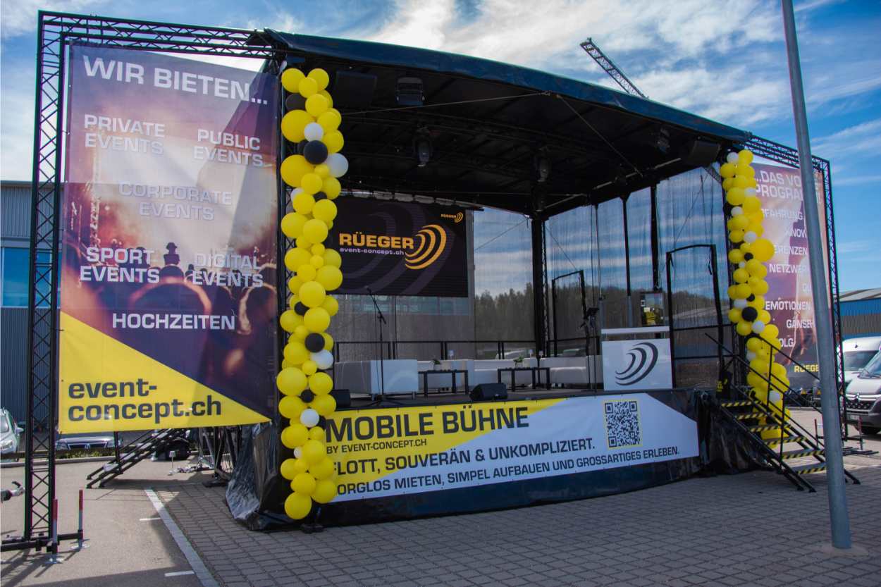 Mobile Bühne Rüeger Event-Concept.ch